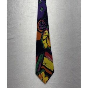 Vintage Don Loper Beverly Hills tie, Abstract Expressionist